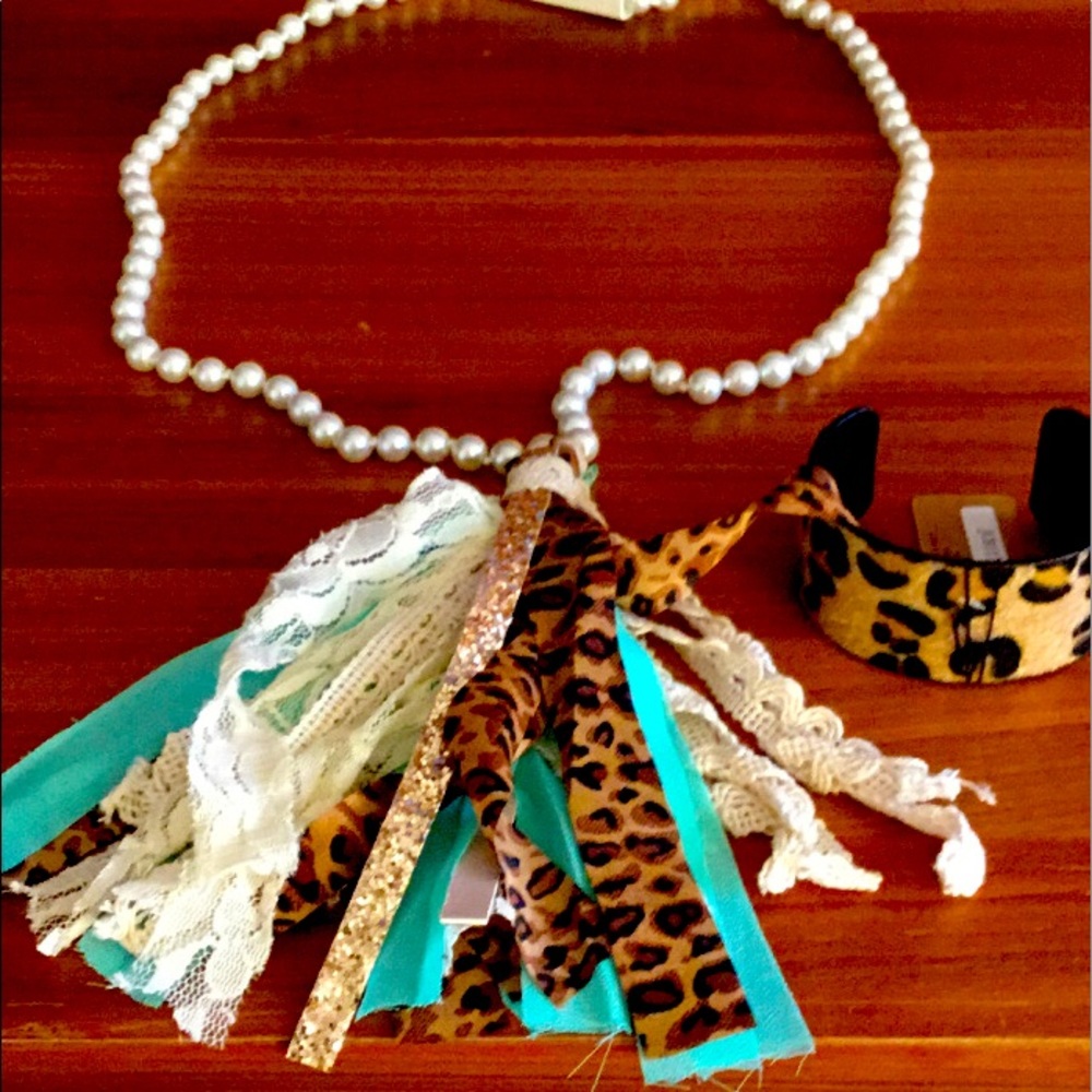 Necklace and Cuff Bracelet set
